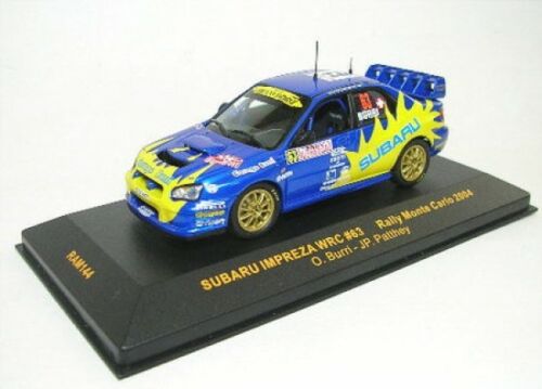 IXO models Subaru Impreza WRC No.63 Rally Monte Carlo 2004 ( O. Burri - JP Patthey) 1/43 ram144